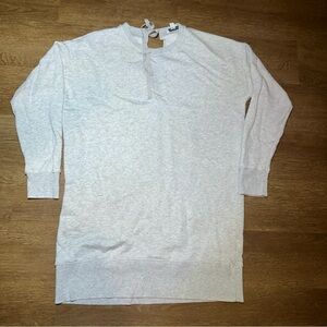 American Eagle Outfitters Gray Sweatshirt Dress Women’s Large Cozy Casual